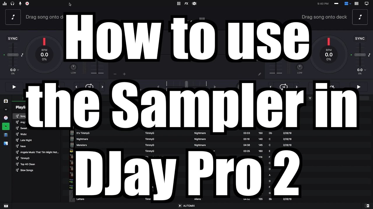 Djay pro how to add own samples for mac